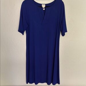 Chico’s royal blue dress 1
